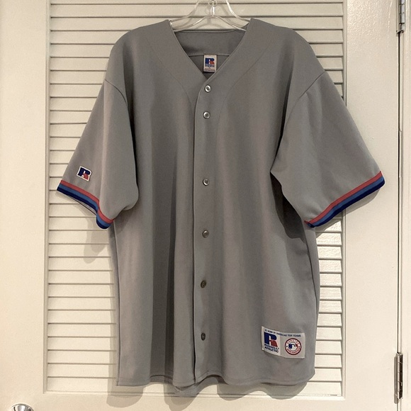 Russell Five Tool Full-Button Front Baseball Jersey - Picture 1 of 6